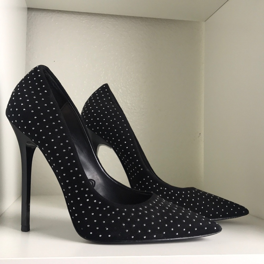 Black high heels